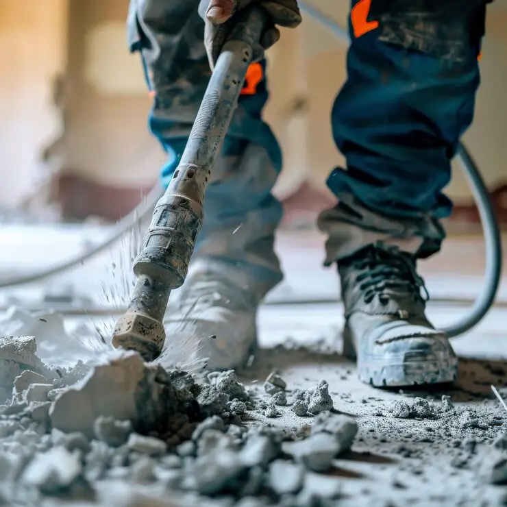 closeup-construction-workers-legs-operating-jackhammer-breaking-concrete-construction-site-foundation-repair-pros